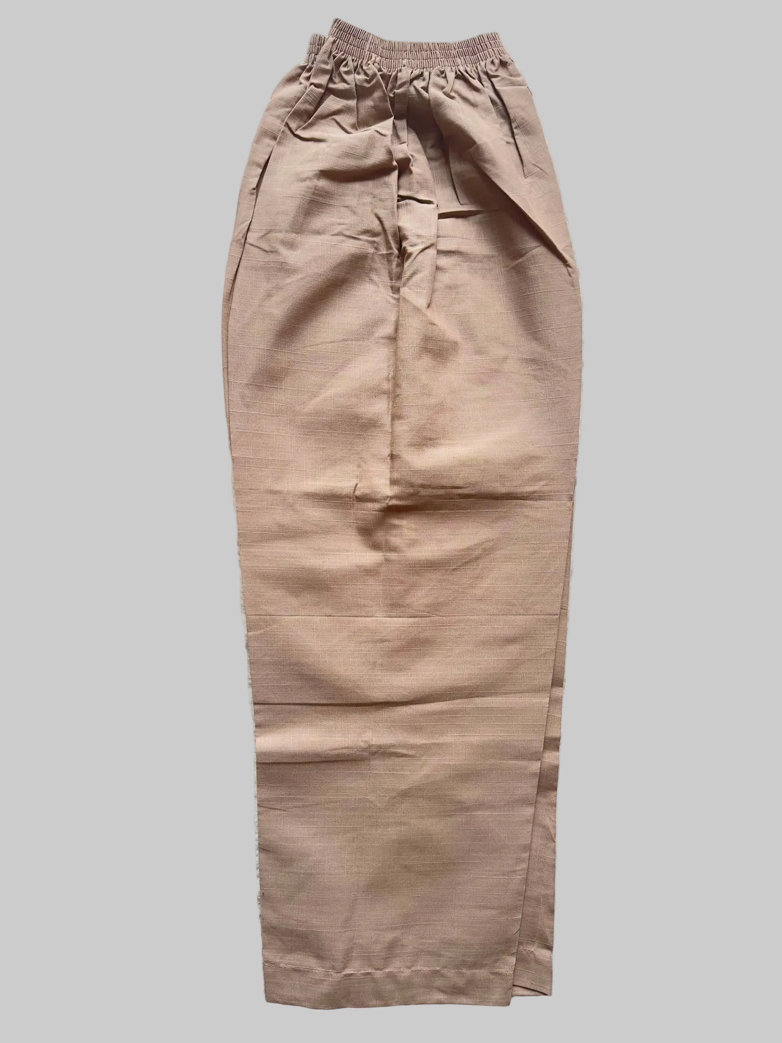 Embroidered Taupe Beige Matching Set Trouser 