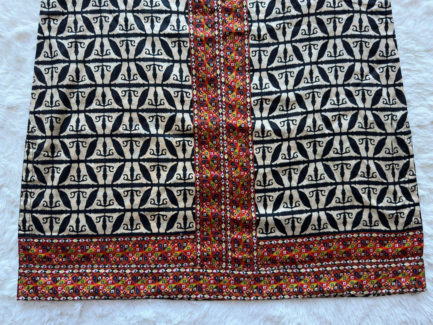 Two piece printed lawn co-ord set flat lay