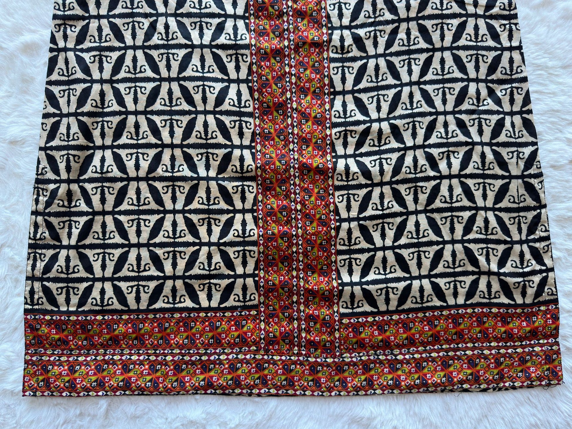 Two piece printed lawn co-ord set flat lay