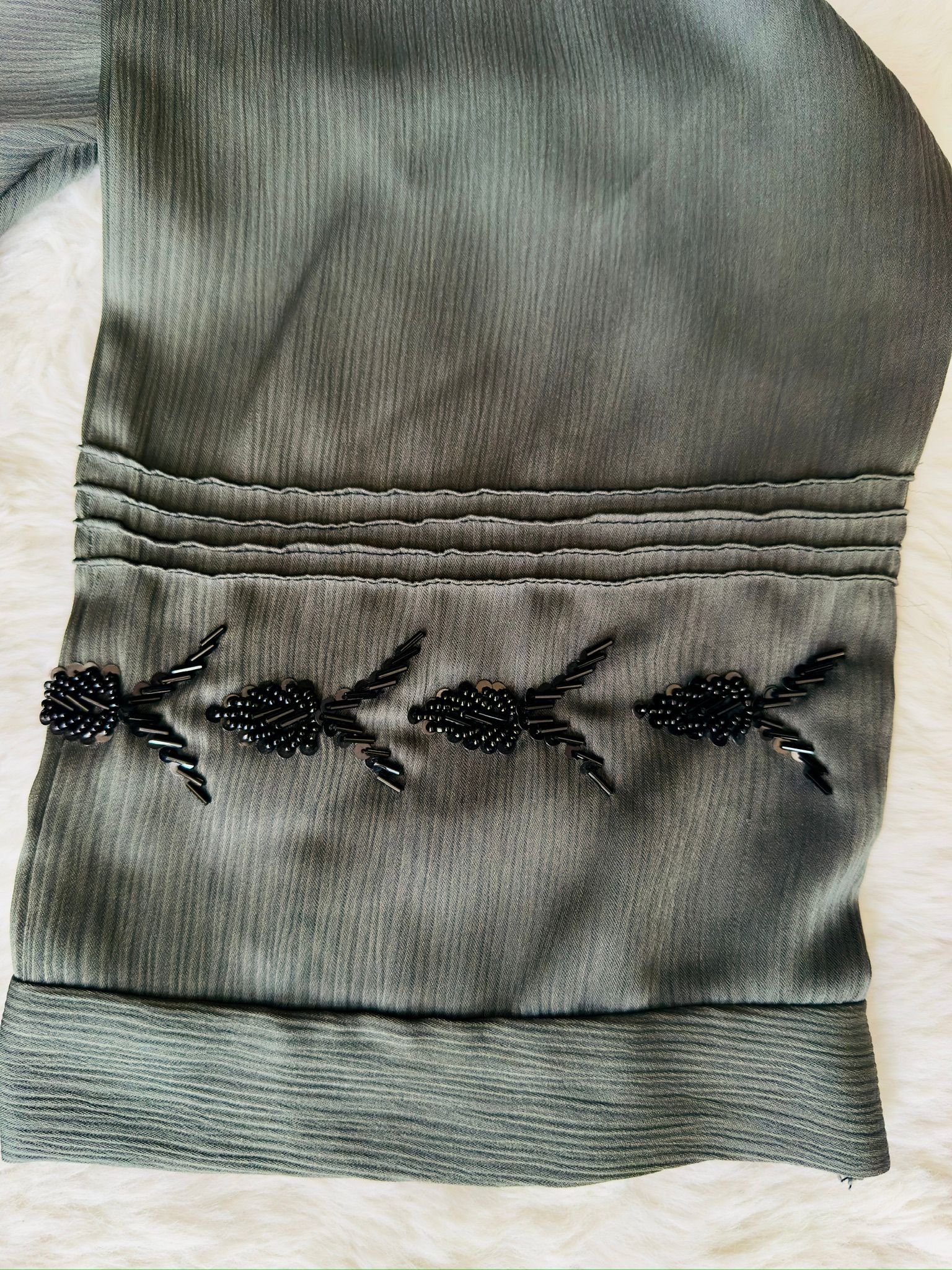 Designer embroidered abaya for formal and evening wear