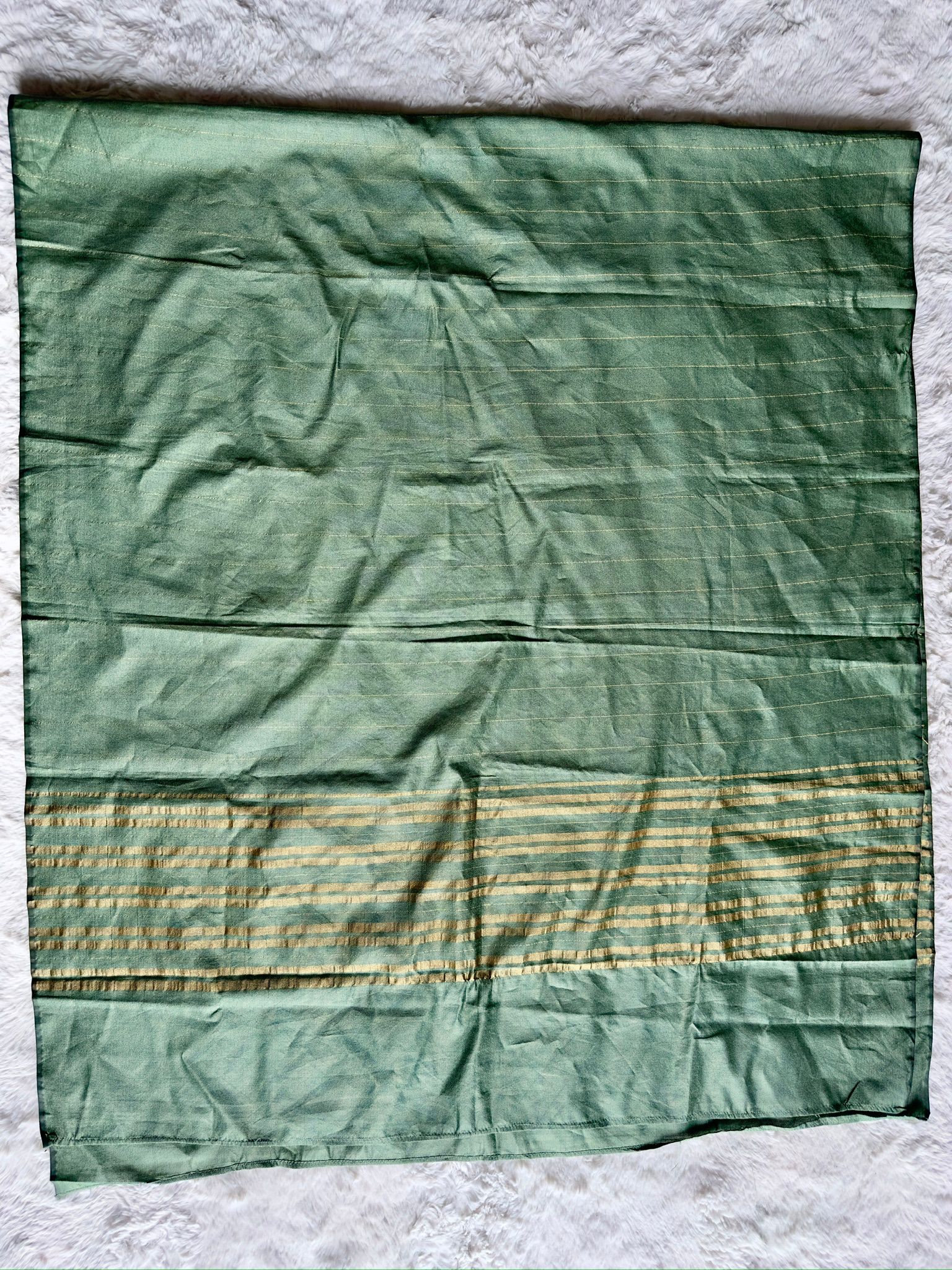 Luxury women’s sage green kurta with ornate cut-work embroidery, floral thread detailing and premium silk dupatta | RUHKÉ