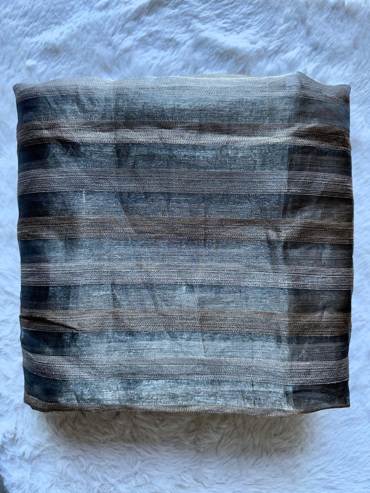 Festive mocha viscose silk kurta outfit paired with lightweight tissue dupatta