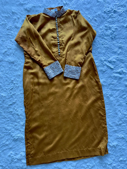 RUHKÉ formal 3PC suit with hand pearl embellishments for Eid Australia