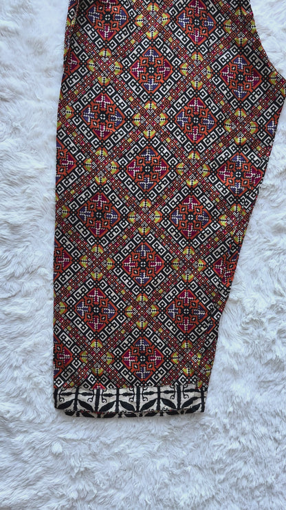 Girls lawn trouser view video