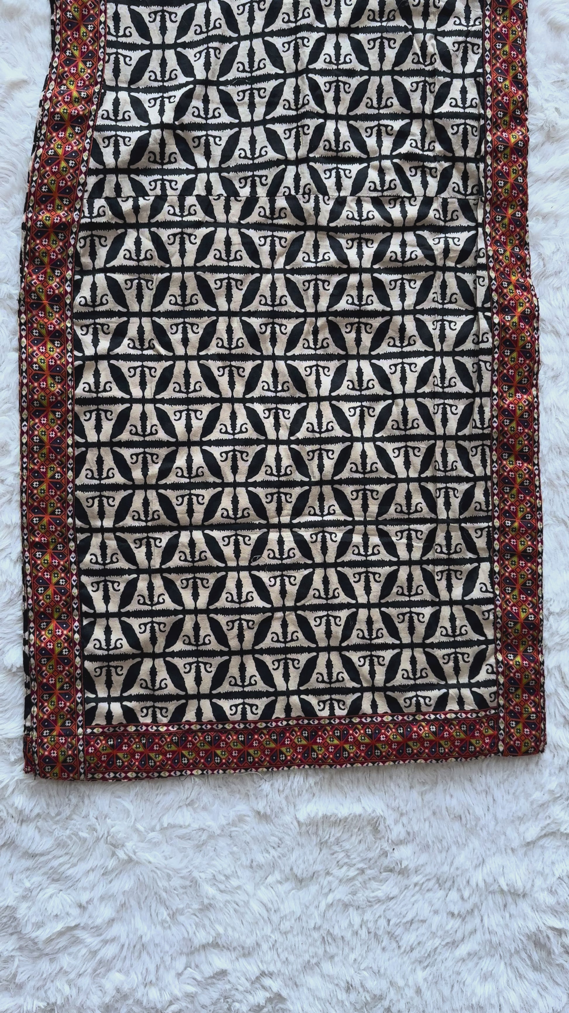 Girls lawn dress front and back view video