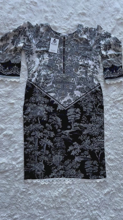 Printed embroidered lawn 3-piece suit video view