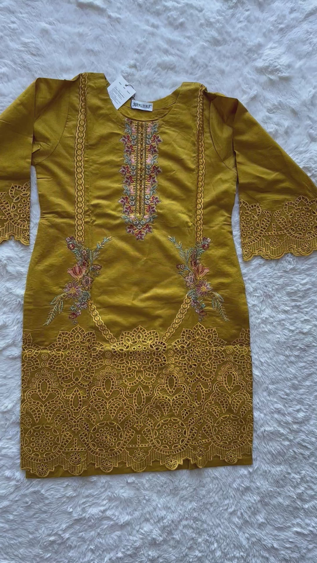 Maroon khadi net dupatta with gold stripe detailing Shirt