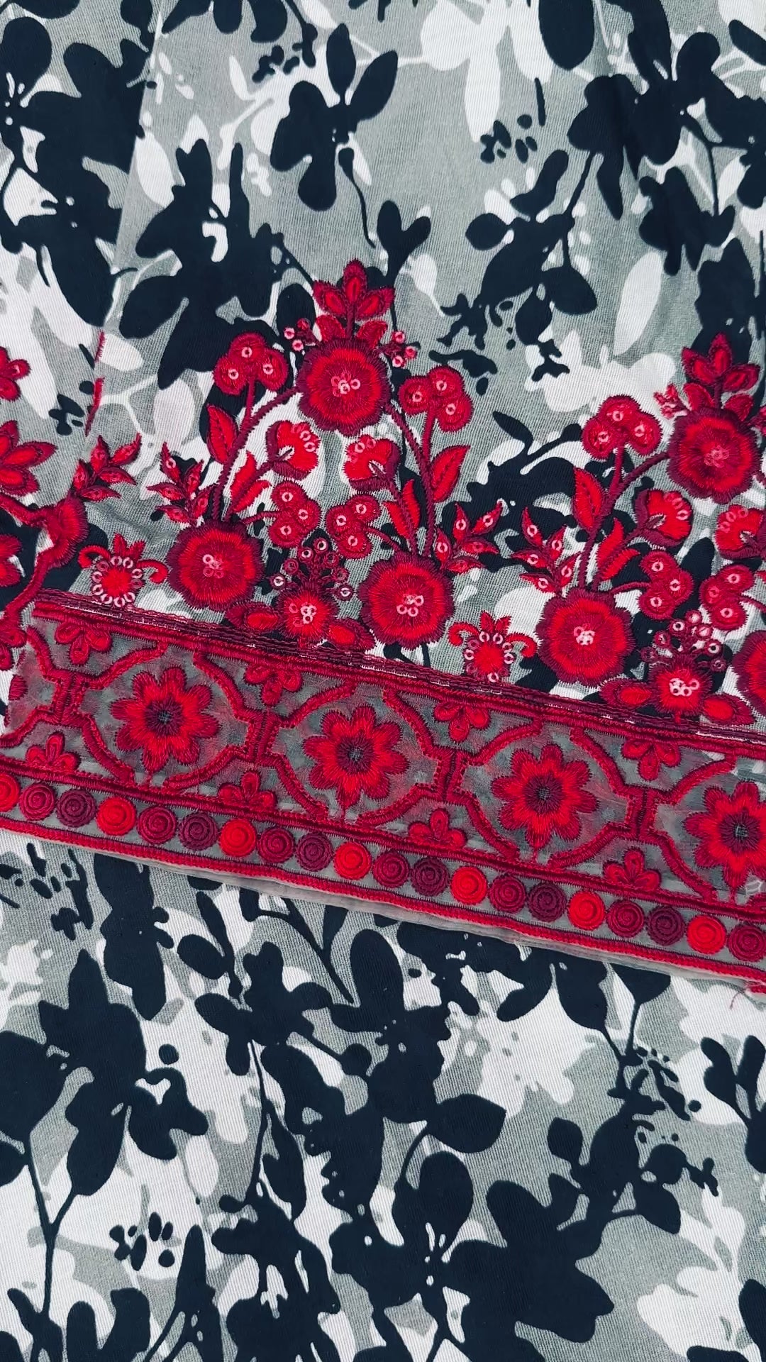 RUHKÉ Luxury Winter Khaddar Embroidered 3-Piece Suit Front View video