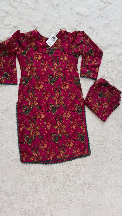 Video showcasing luxury printed lawn shirt  by RUHKÉ™